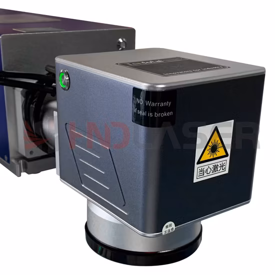 Machine de marquage laser UV à grande vitesse multilingue 10W pour capuchon en plastique avec certification CE